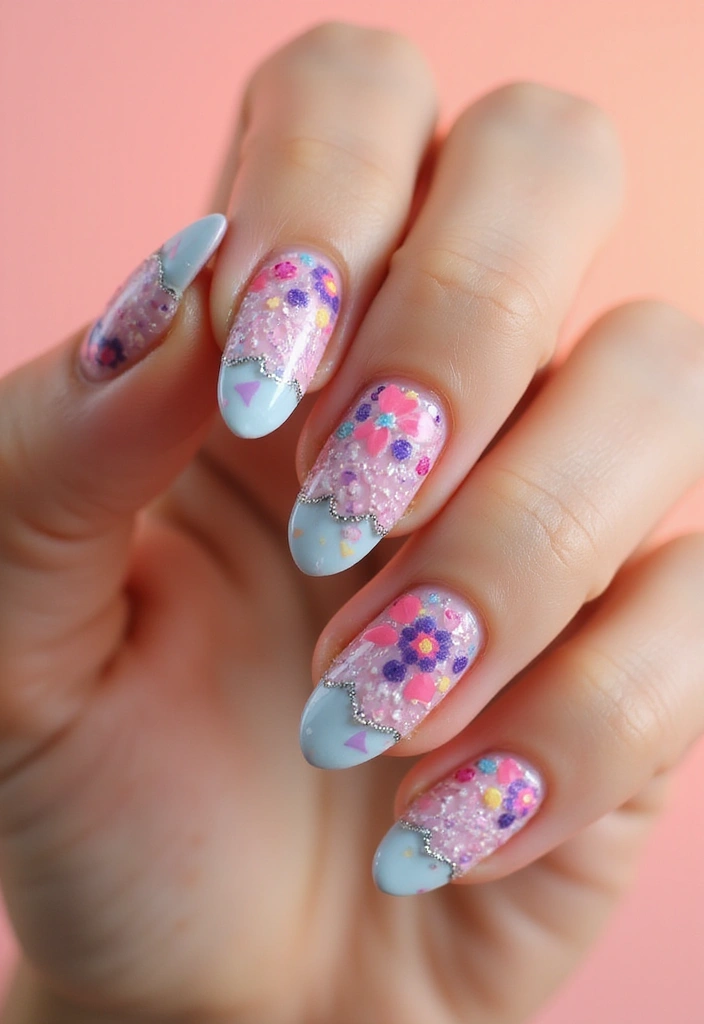 27 Nail Art for Small Hands – Designs That Enhance Proportion - 21. Customized Nail Art Stickers