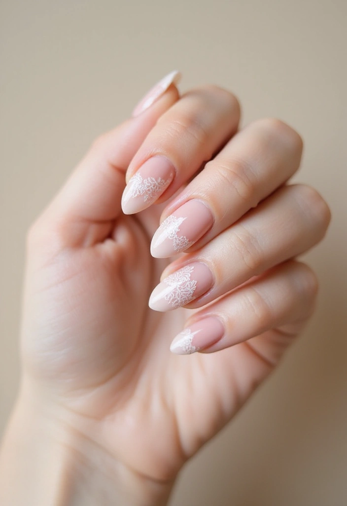 27 Nail Art for Small Hands – Designs That Enhance Proportion - 9. Delicate Lace Patterns