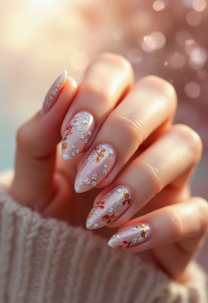 27 Sheer Nude Nails for a Natural, Polished Everyday Look - 19. Seasonal Themes