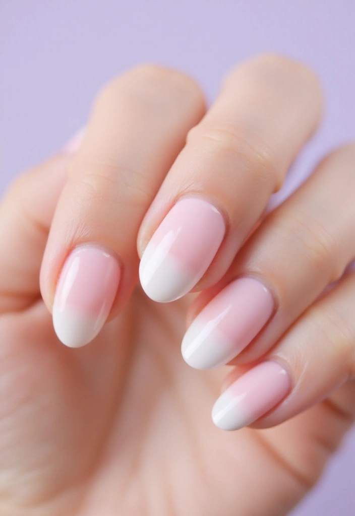28 Balletcore Nails to Match Your Soft, Dreamy Aesthetic - 10. Balletic Ombre