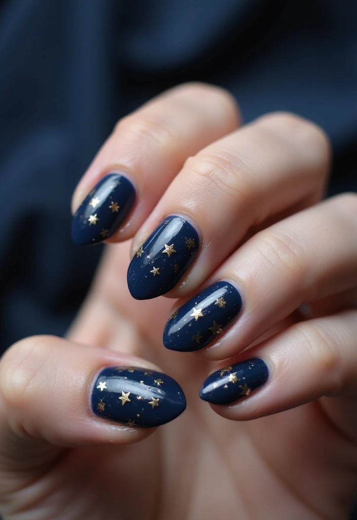 28 Balletcore Nails to Match Your Soft, Dreamy Aesthetic - 12. Twinkling Stars