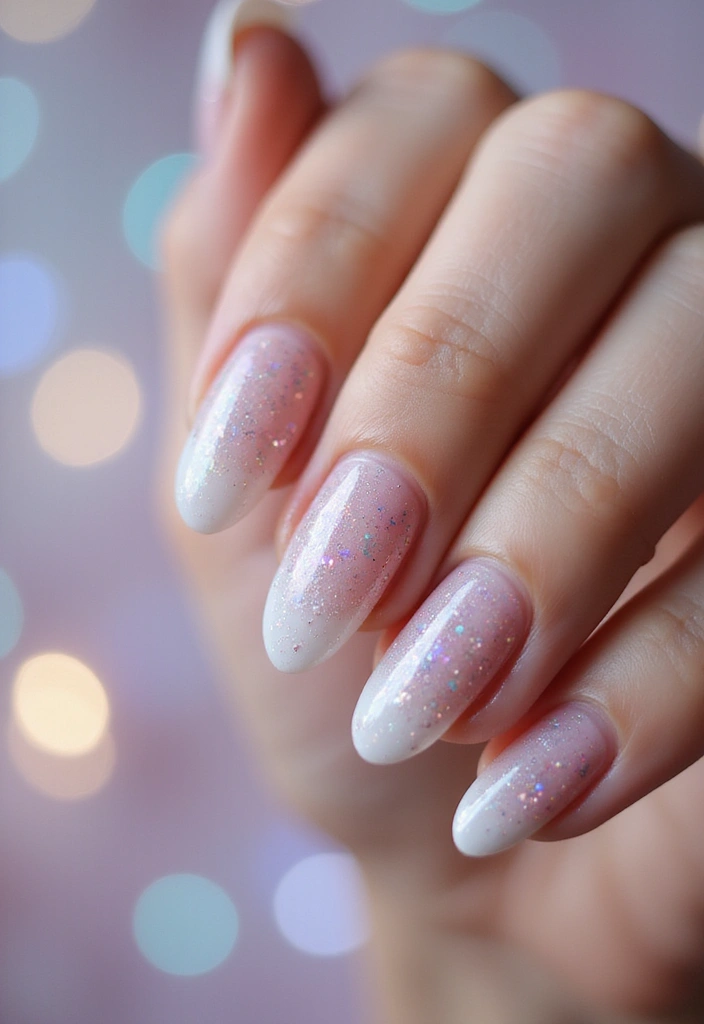 28 Balletcore Nails to Match Your Soft, Dreamy Aesthetic - 19. Frosted Fairy