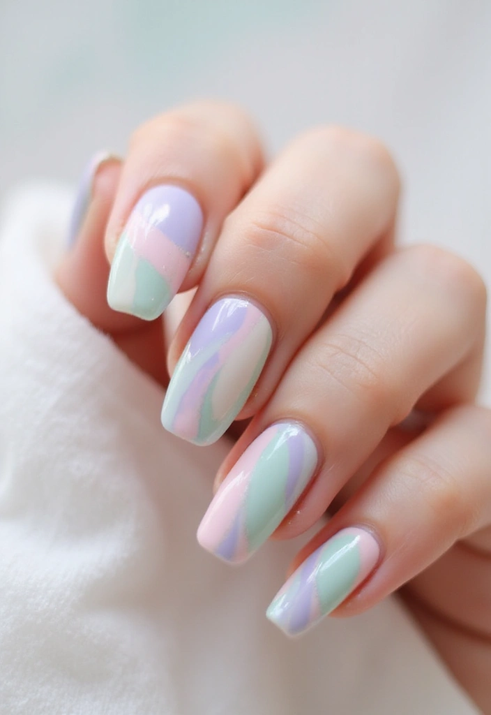 28 Balletcore Nails to Match Your Soft, Dreamy Aesthetic - 21. Soft Marble