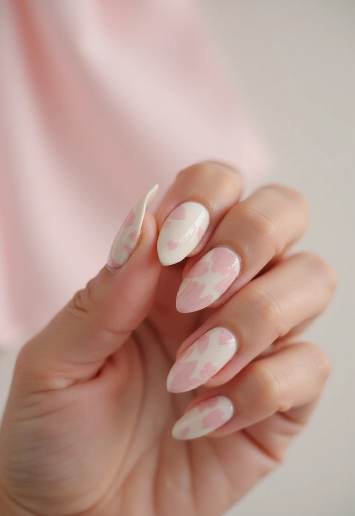 28 Balletcore Nails to Match Your Soft, Dreamy Aesthetic - 27. Blushing Hearts