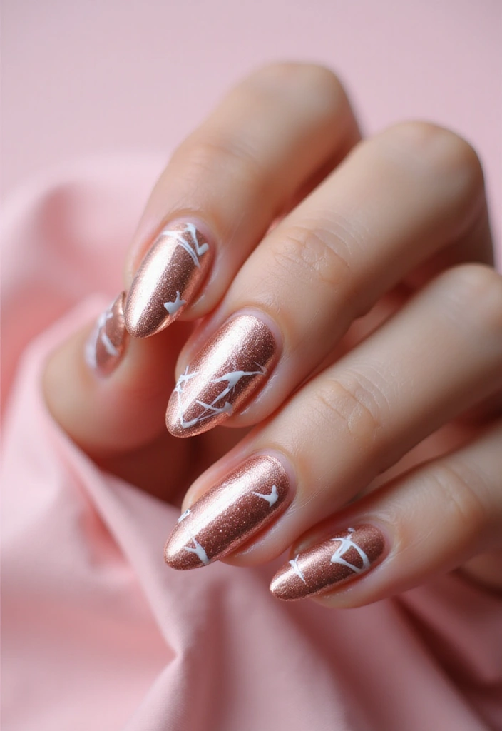28 Bridal Nails Simple – Elegant & Timeless for Your Big Day - 11. Timeless Rose Gold