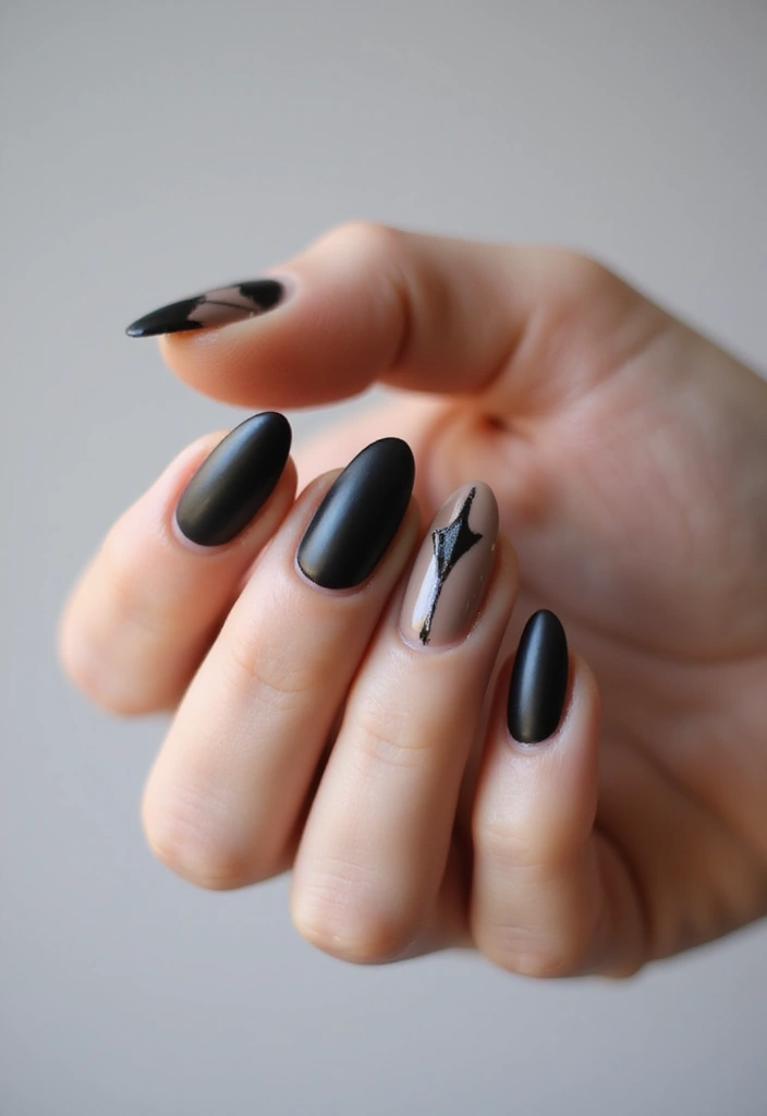 28 Bridal Nails Simple – Elegant & Timeless for Your Big Day - 17. Chic Negative Space