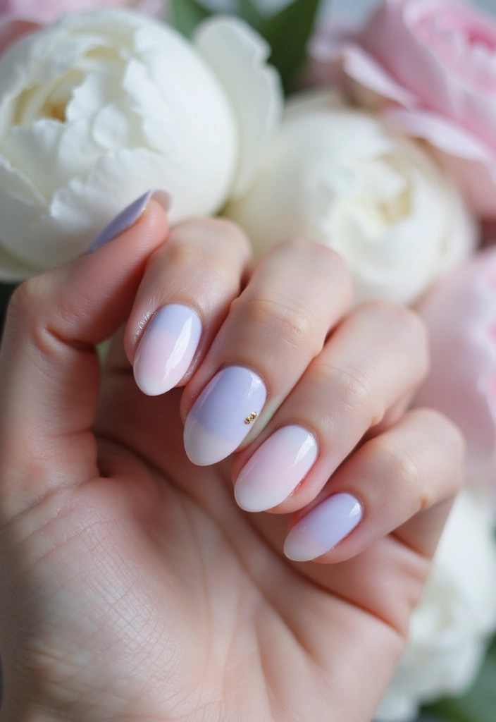 28 Bridal Nails Simple – Elegant & Timeless for Your Big Day - 2. Soft Pastel Ombre