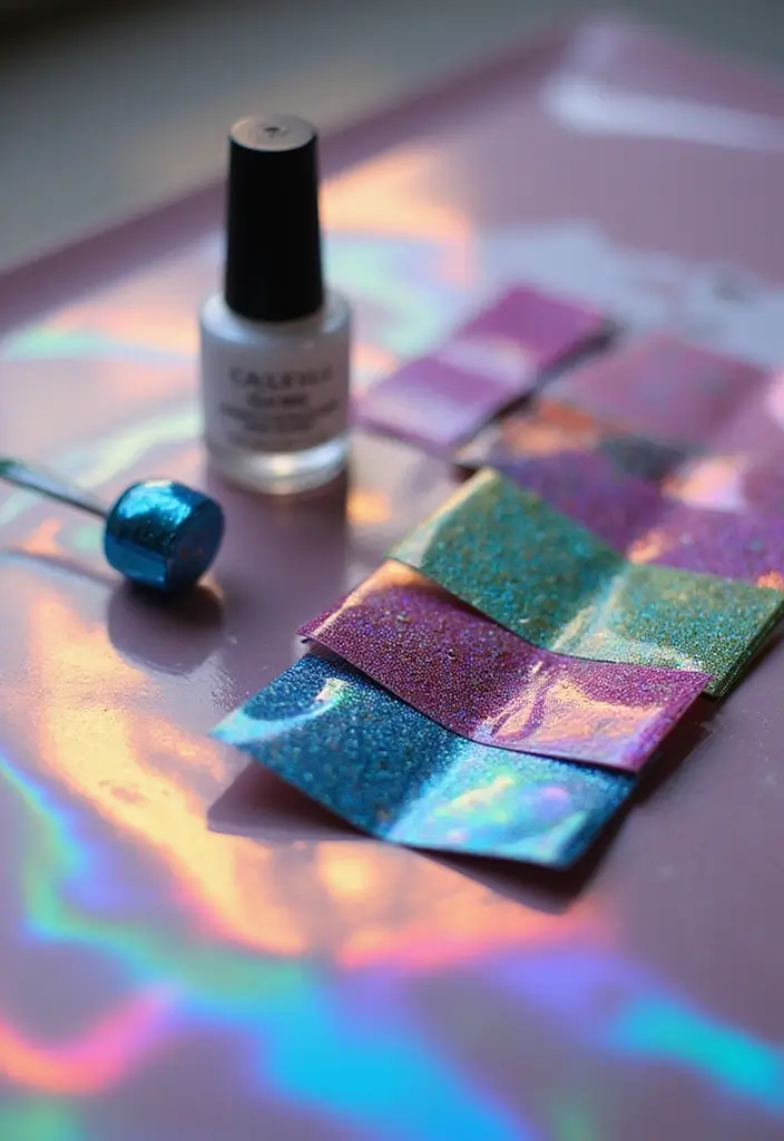 28 Nail Extensions DIY: Tips for Beginners Without a Kit - 11. Nail Foils: The New Trend