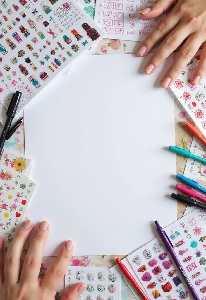28 Nail Extensions DIY: Tips for Beginners Without a Kit - 17. Crafting Your Own Nail Stickers