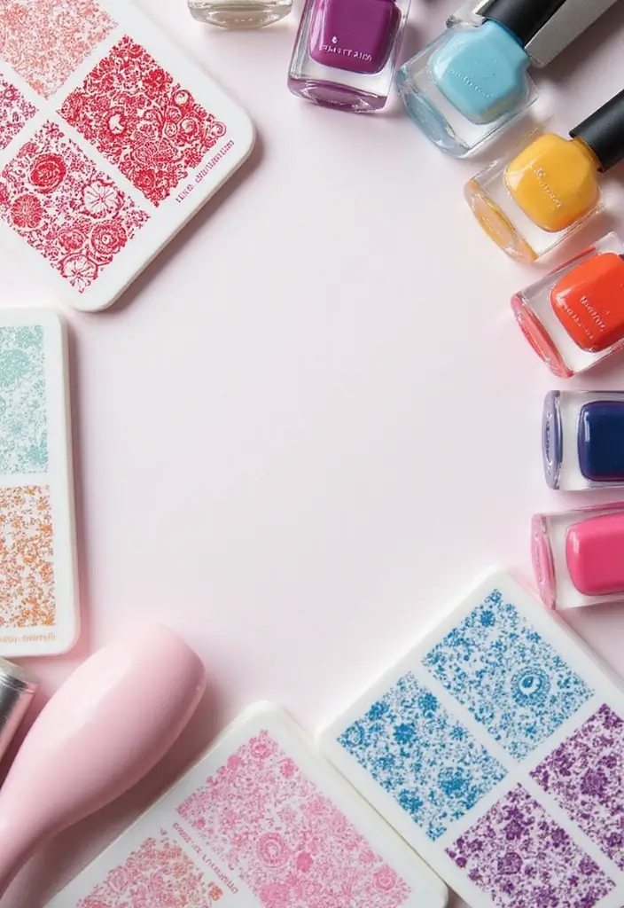 28 Nail Extensions DIY: Tips for Beginners Without a Kit - 6. The Art of Nail Stamping: Simple and Fun