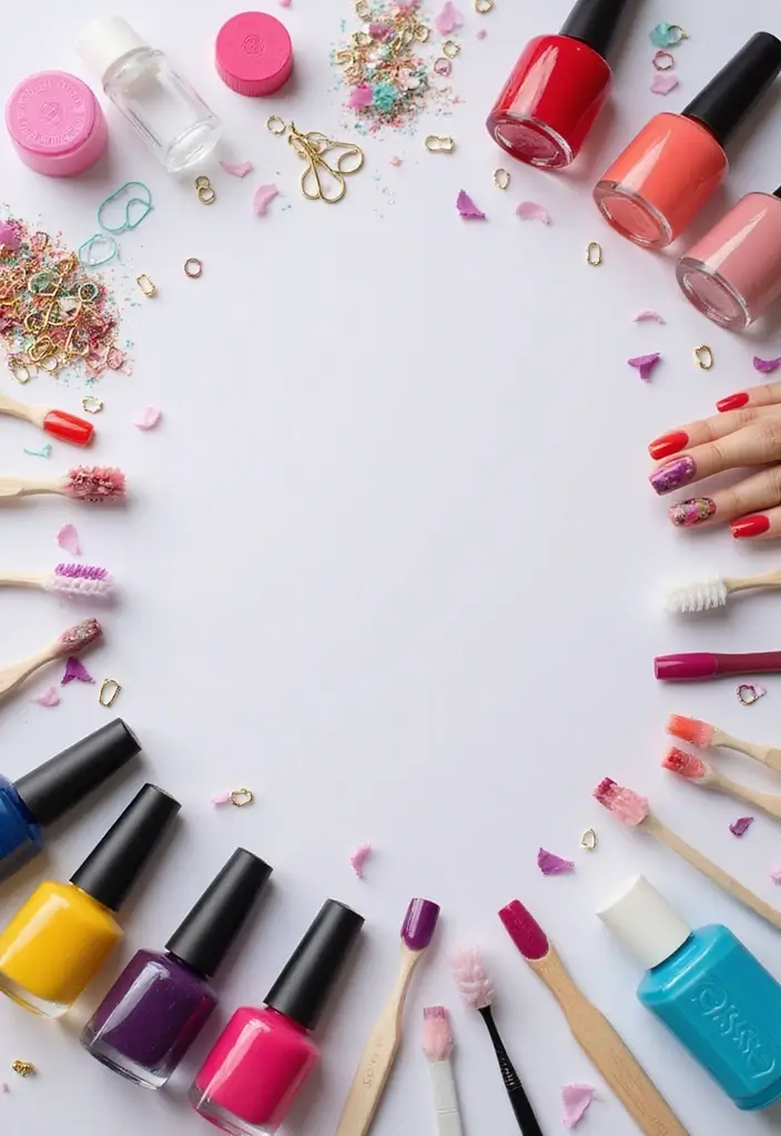 28 Nail Extensions DIY: Tips for Beginners Without a Kit - 9. Using Household Items for Nail Art