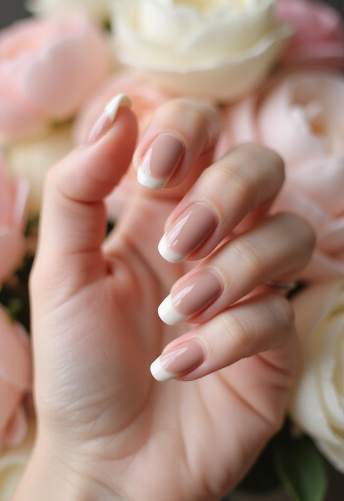 28 Nude Bridal Nails That Complement Every Dress - 3. Soft Ombre Effect