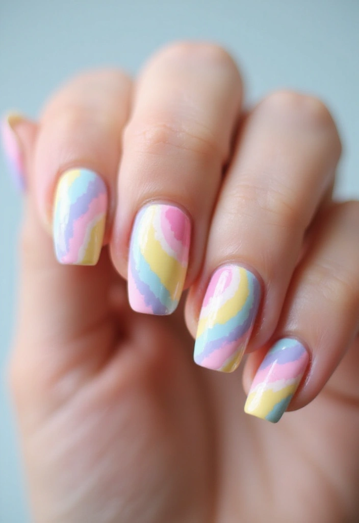 28 Stiletto Nails for Beginners – How to Rock the Drama - 15. Candy Swirls