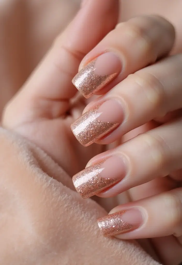 28 Stiletto Nails for Beginners – How to Rock the Drama - 21. Bubbly Champagne Nails