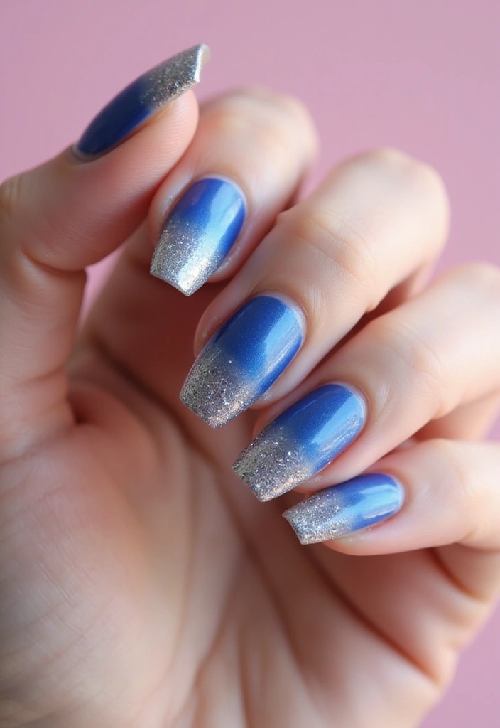 28 Y2K Nails Revival: Chunky Glitter, Rhinestones & Fun Vibes - 10. Glitter Ombre