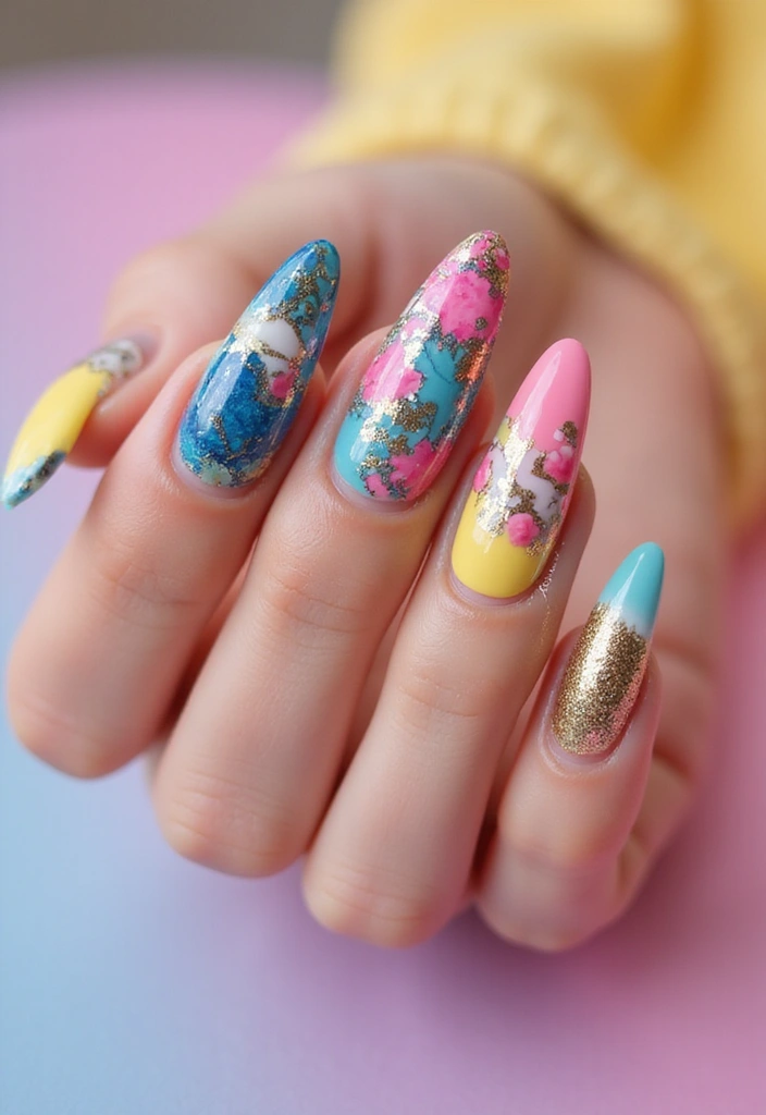 28 Y2K Nails Revival: Chunky Glitter, Rhinestones & Fun Vibes - 13. Fun Nail Shapes