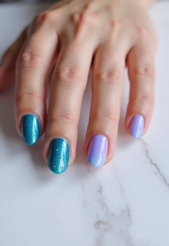 28 Y2K Nails Revival: Chunky Glitter, Rhinestones & Fun Vibes - 25. Color-Changing Effects