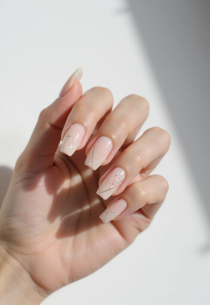 28 Y2K Nails Revival: Chunky Glitter, Rhinestones & Fun Vibes - 8. Minimalist Chic