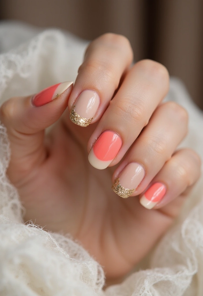 29 Bridesmaid Nails Matching – Coordinated Looks for the Crew - 4. Classic French with a Twist