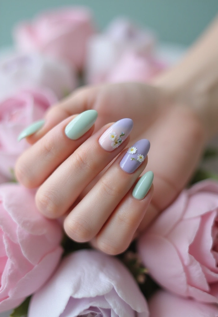 29 Nails with Rings Aesthetic – Styling Tips & Inspiration - 2. Pastel Dreamscape