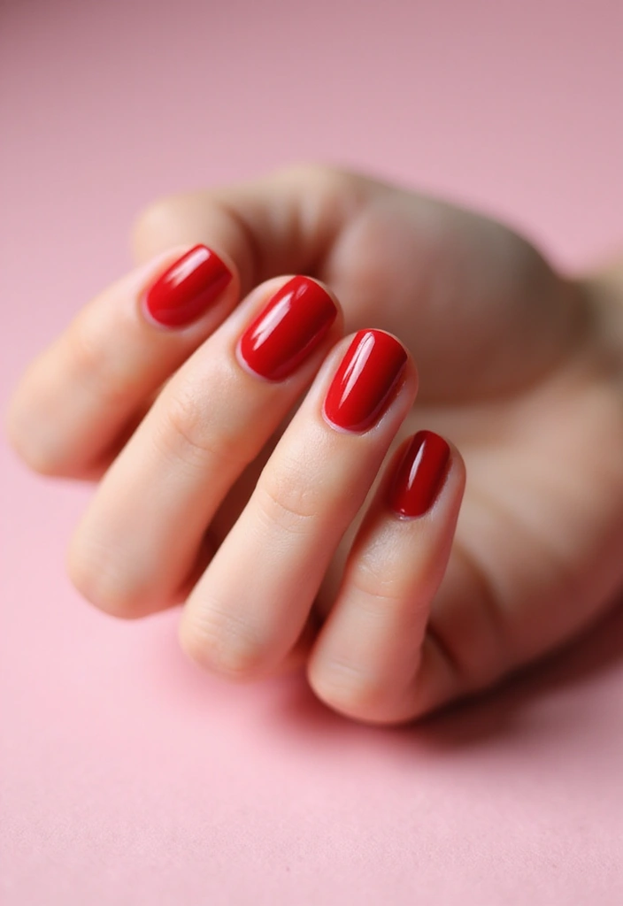 29 Ways to Make Short Nails Look Longer Instantly - 15. Keep it Simple with a Solid Color