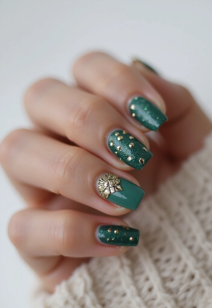 29 Ways to Make Short Nails Look Longer Instantly - 18. Experiment with Mixed Media