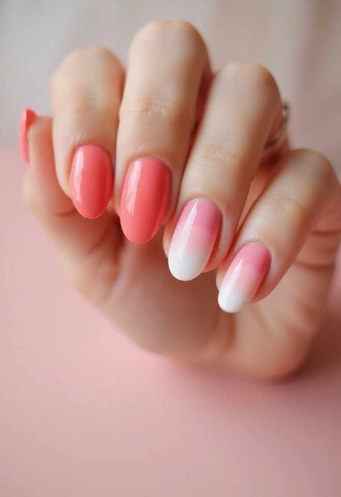 29 Ways to Make Short Nails Look Longer Instantly - 7. Go for an Ombre Effect