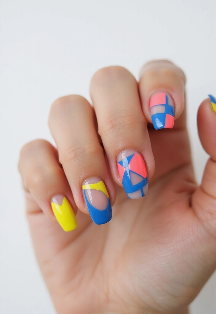 29 Ways to Make Short Nails Look Longer Instantly - 8. Try Negative Space Designs