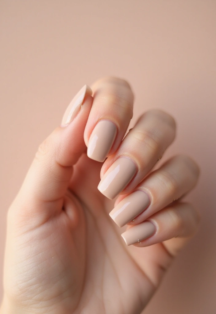 30 Coffin Nails Short – Stylish & Practical for Daily Wear - 1. Minimalist Nude Magic
