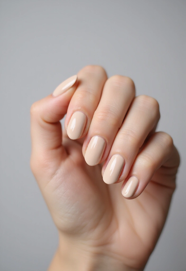 30 Minimalist Nail Art Designs That Are Quietly Stunning - 25. Timeless Beige