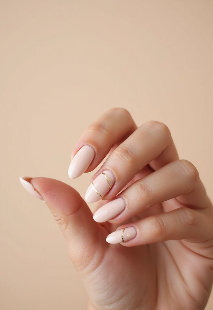 30 Minimalist Nail Art Designs That Are Quietly Stunning - 9. Minimal Stripe Accents