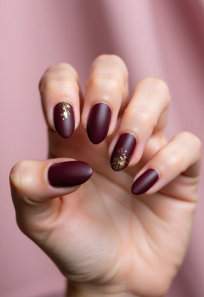 31 90s Nails Comeback: Thin Lines, Tiny Florals & Retro Cool - 18. Textured Matte Finish