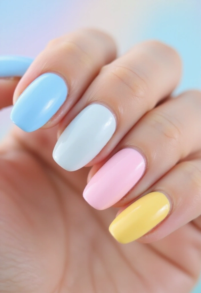 31 Nail Shapes Compared: Which One Suits Your Fingers Best? - 16. Pastel