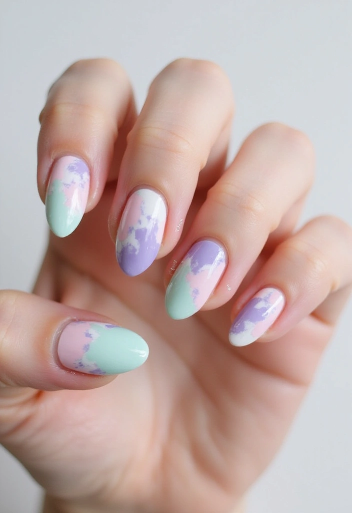 31 Nail Shapes Compared: Which One Suits Your Fingers Best? - 18. Watercolor