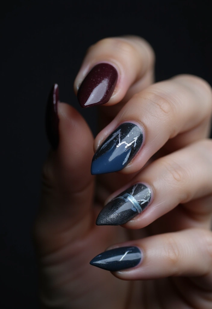 31 Nail Shapes Compared: Which One Suits Your Fingers Best? - 9. Mountain Peak