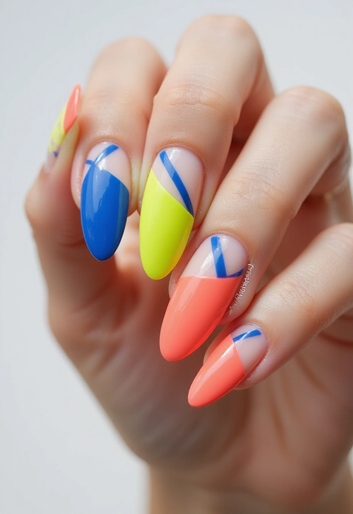 32 Best Nail Designs for Brides– Romantic, Refined & Dreamy - 11. Geometric Elegance