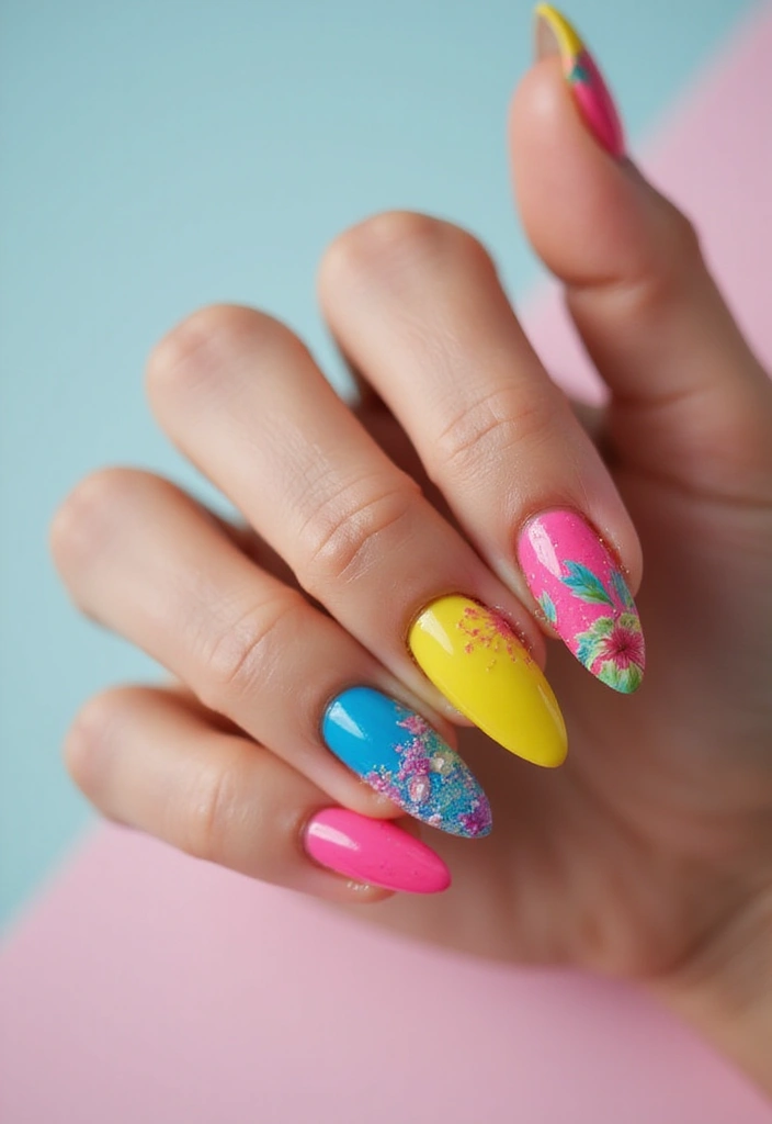 32 Best Nail Designs for Brides– Romantic, Refined & Dreamy - 12. Artistic Brush Strokes