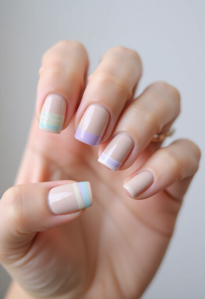 32 Clean Girl Nail Aesthetic Ideas for That Effortless Chic Look - 25. Subtle Color Accents