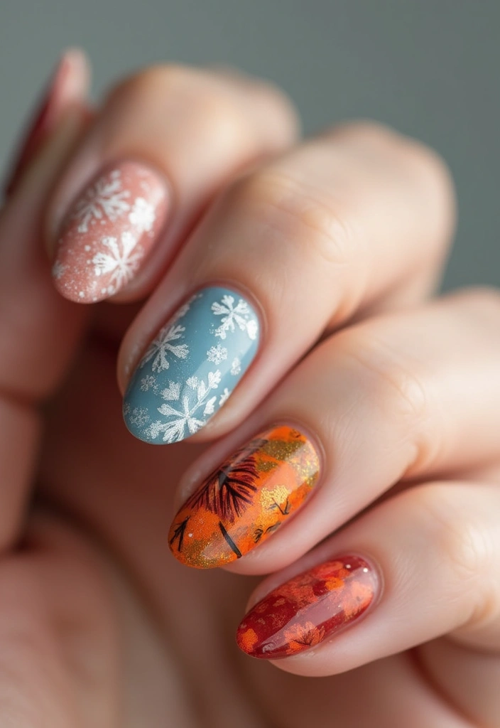 32 Clean Girl Nail Aesthetic Ideas for That Effortless Chic Look - 26. Seasonal Themes