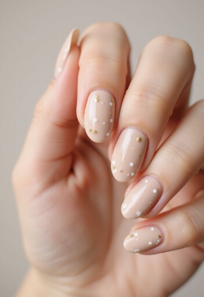 32 Clean Girl Nail Aesthetic Ideas for That Effortless Chic Look - 4. Minimalist Dots