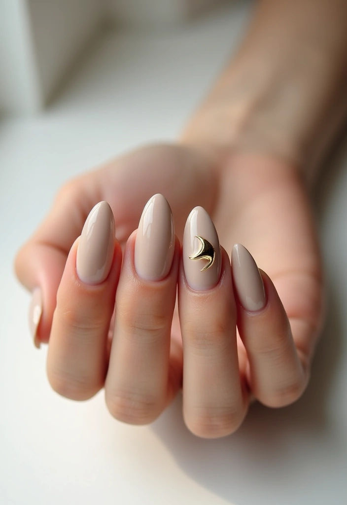 32 Clean Girl Nail Aesthetic Ideas for That Effortless Chic Look - 9. Chic Half-Moon Manicure