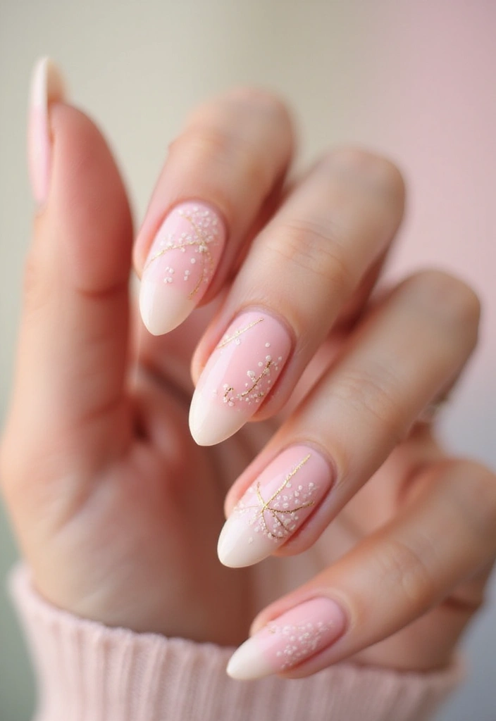 32 Soft Girl Nails with Pastels, Pearls, and Delicate Details - 18. Dainty Details