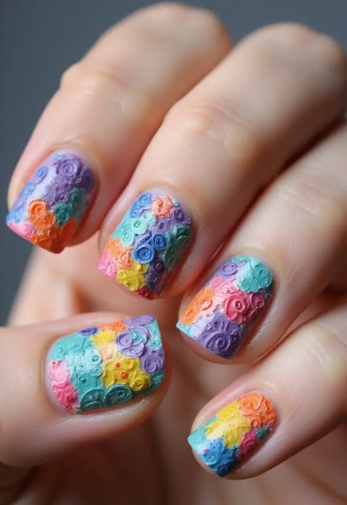 33 Eco-Friendly Nail Art Ideas Using Recycled Materials - 1. Paper Quilling Delight