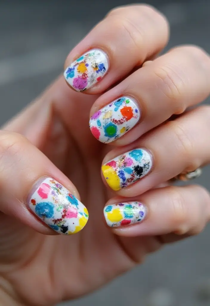 33 Eco-Friendly Nail Art Ideas Using Recycled Materials - 22. Upcycled Art Supplies