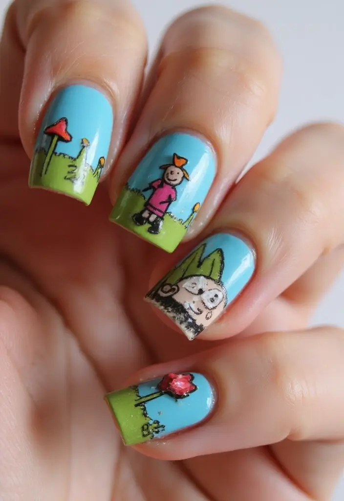 33 Eco-Friendly Nail Art Ideas Using Recycled Materials - 32. Upcycled Bottle Caps