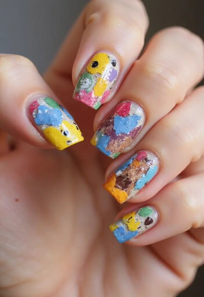 33 Eco-Friendly Nail Art Ideas Using Recycled Materials - 33. Upcycled Pet Food Bags