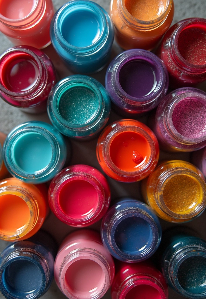 33 Eco-Friendly Nail Art Ideas Using Recycled Materials - 4. Recycled Nail Polish Bottles