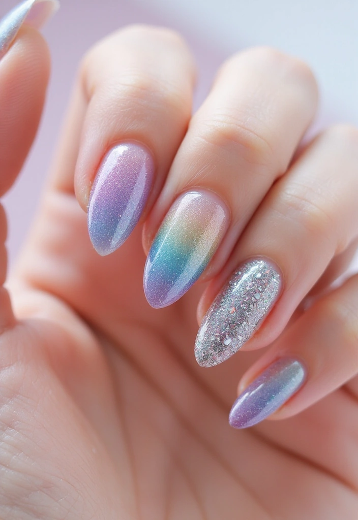 33 Glass Nail Trend: Transparent, Glossy, and Totally In Demand - 21. The Art of Nail Layering for Glass Nails