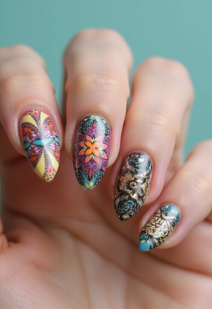 33 Glass Nail Trend: Transparent, Glossy, and Totally In Demand - 24. Glass Nails and Cultural Influences