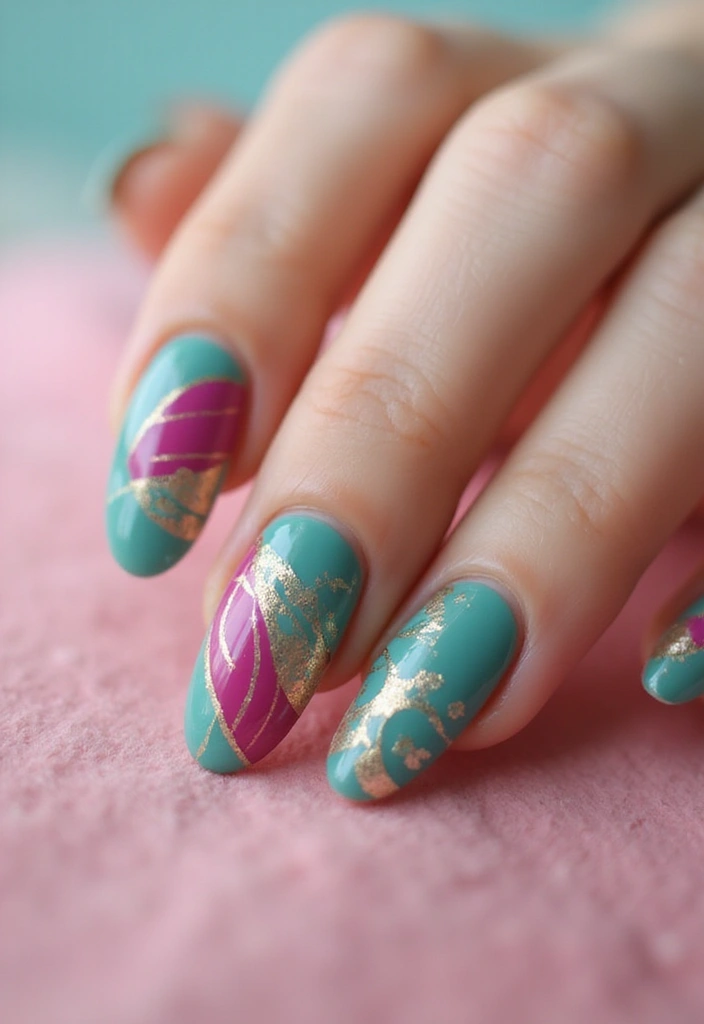33 Glass Nail Trend: Transparent, Glossy, and Totally In Demand - 28. Unique Glass Nail Art Styles
